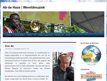 Tablet Screenshot of abdehaas.nl